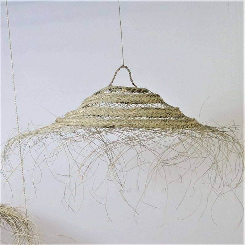 Openwork wicker umbrella suspension - 2 braids