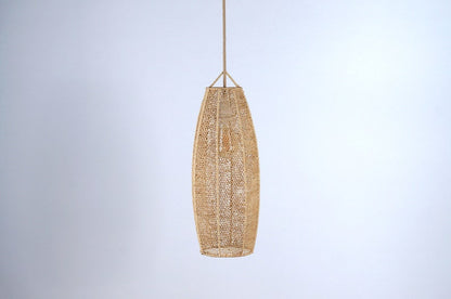 Raffia lace pendant light  small