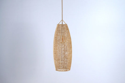 Raffia lace pendant light  small