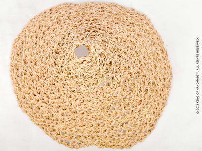 Rustic straw Lampshade Pendant Light - Straw Chandelier Luminaire Suspension