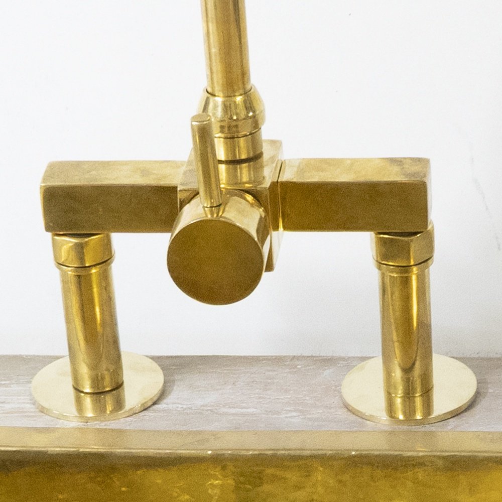 Kitchen Bridge Faucet with Lever Handle Mixer