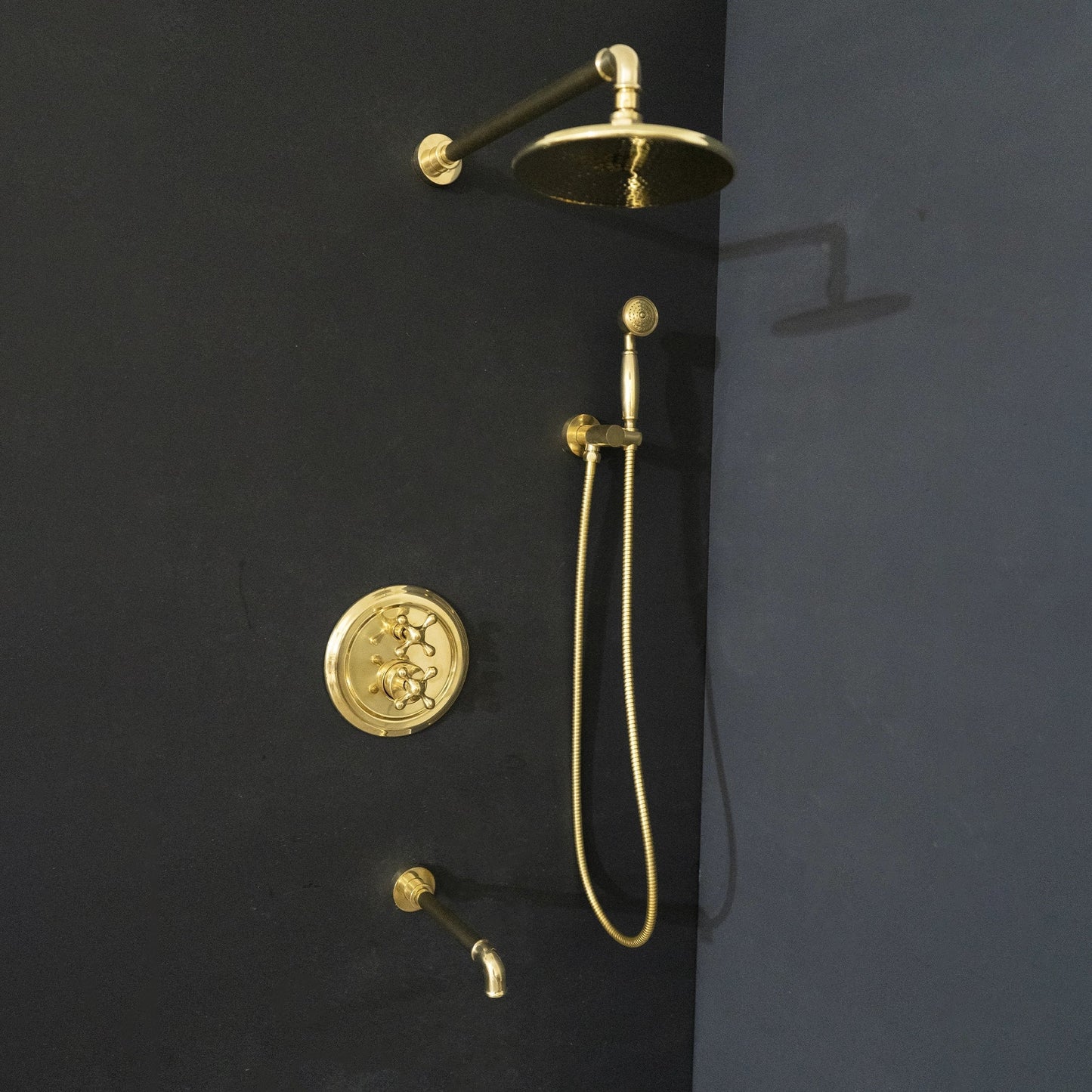 Solid Brass Luxury Thermostatic Shower Set