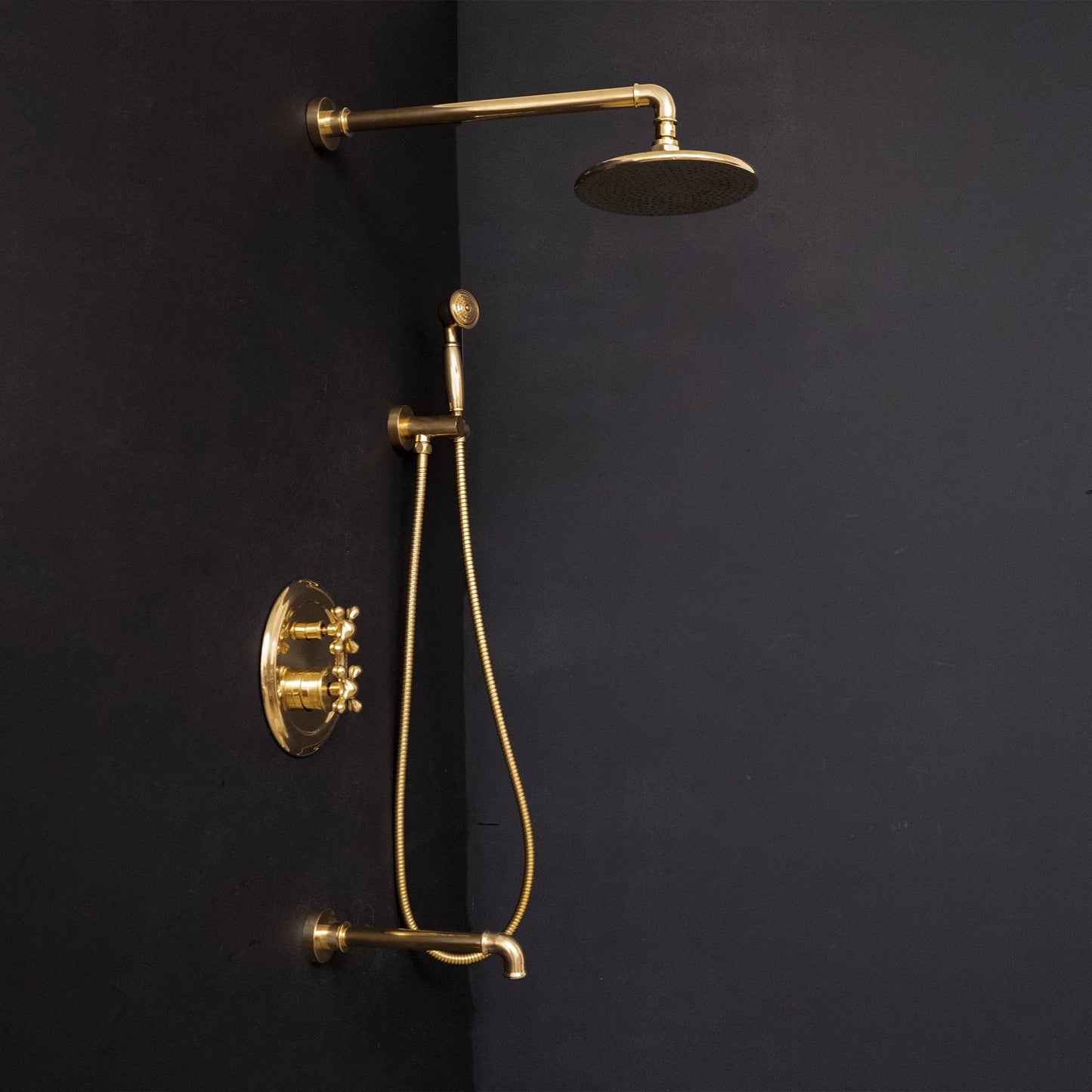 Solid Brass Luxury Thermostatic Shower Set