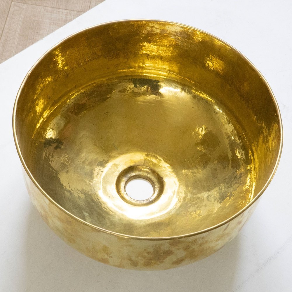 Solid Brass Round Vessel Sink