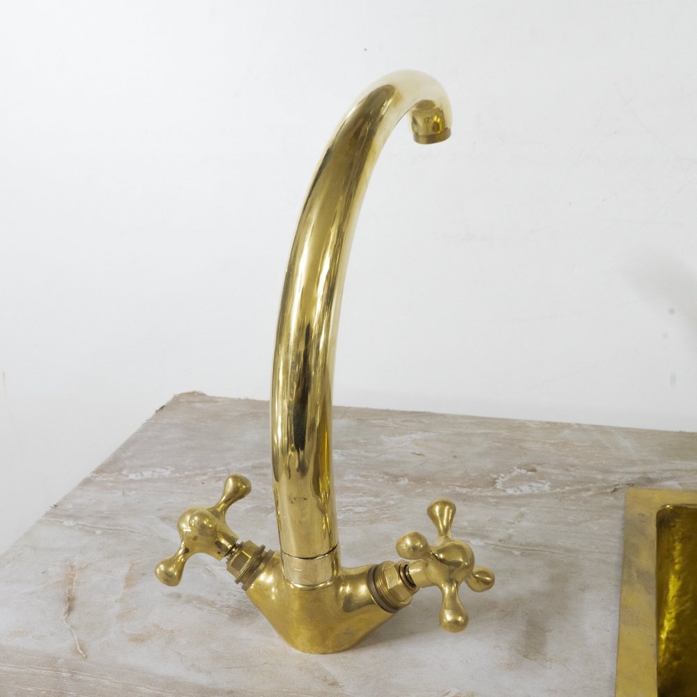 The Gooseneck Brass Faucet