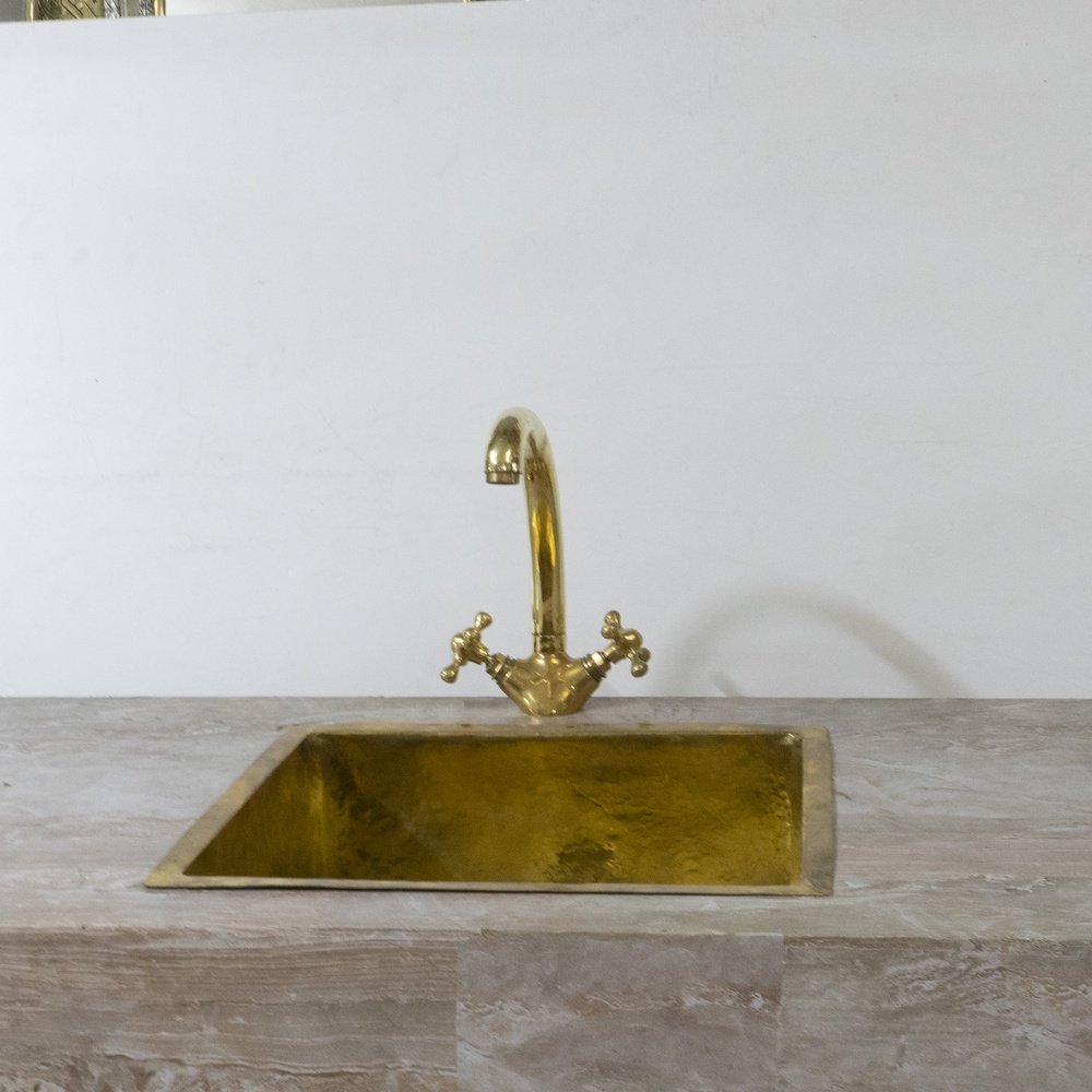 The Gooseneck Brass Faucet