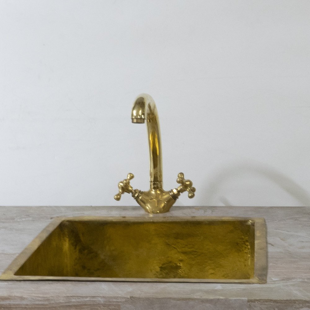 The Gooseneck Brass Faucet