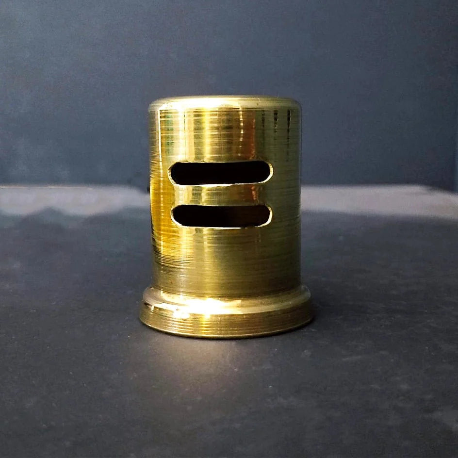 Unlacquered Brass Dishwasher Air Gap Cover