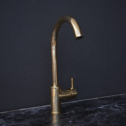 Unlacquered Brass Faucet 360 Degree