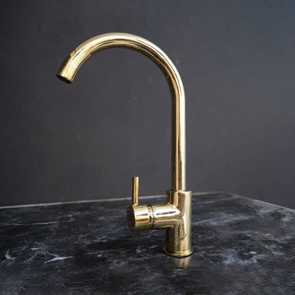 Unlacquered Brass Faucet 360 Degree