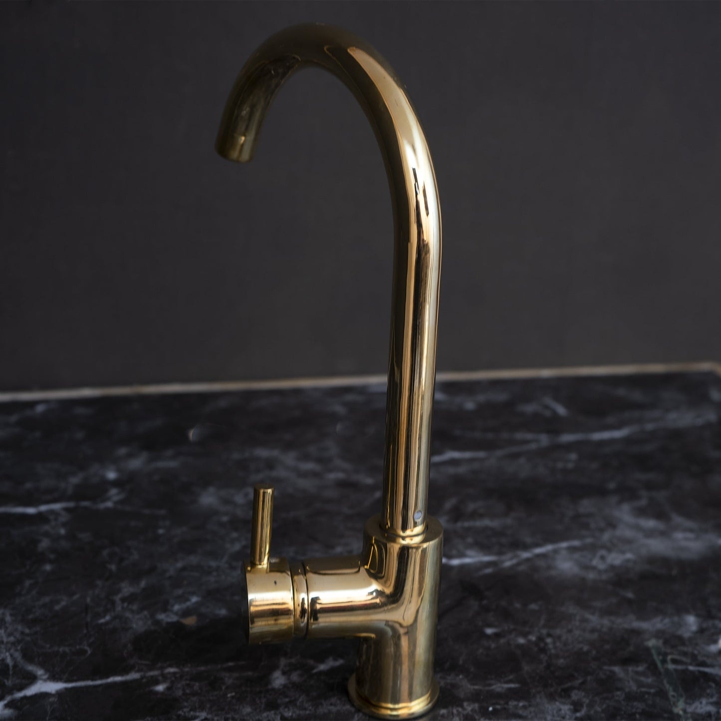 Unlacquered Brass Faucet 360 Degree