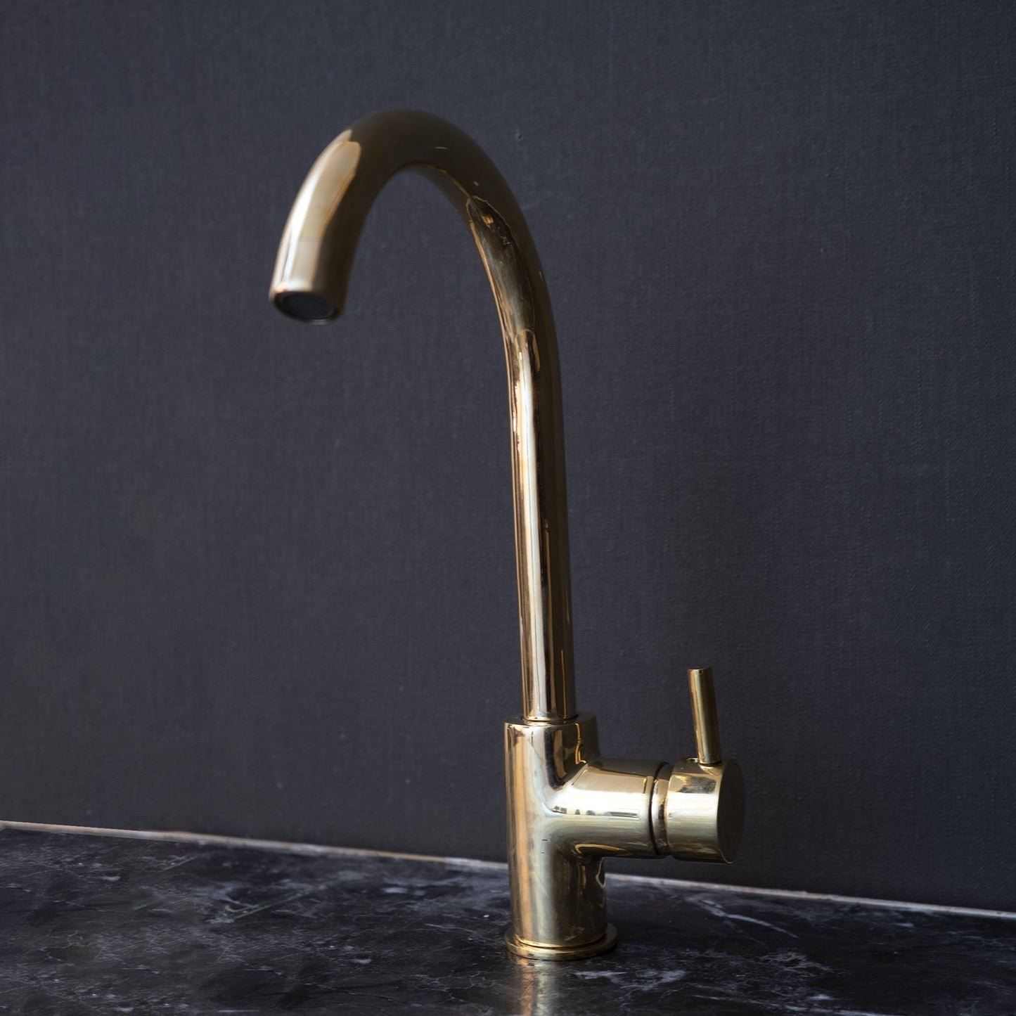 Unlacquered Brass Faucet 360 Degree