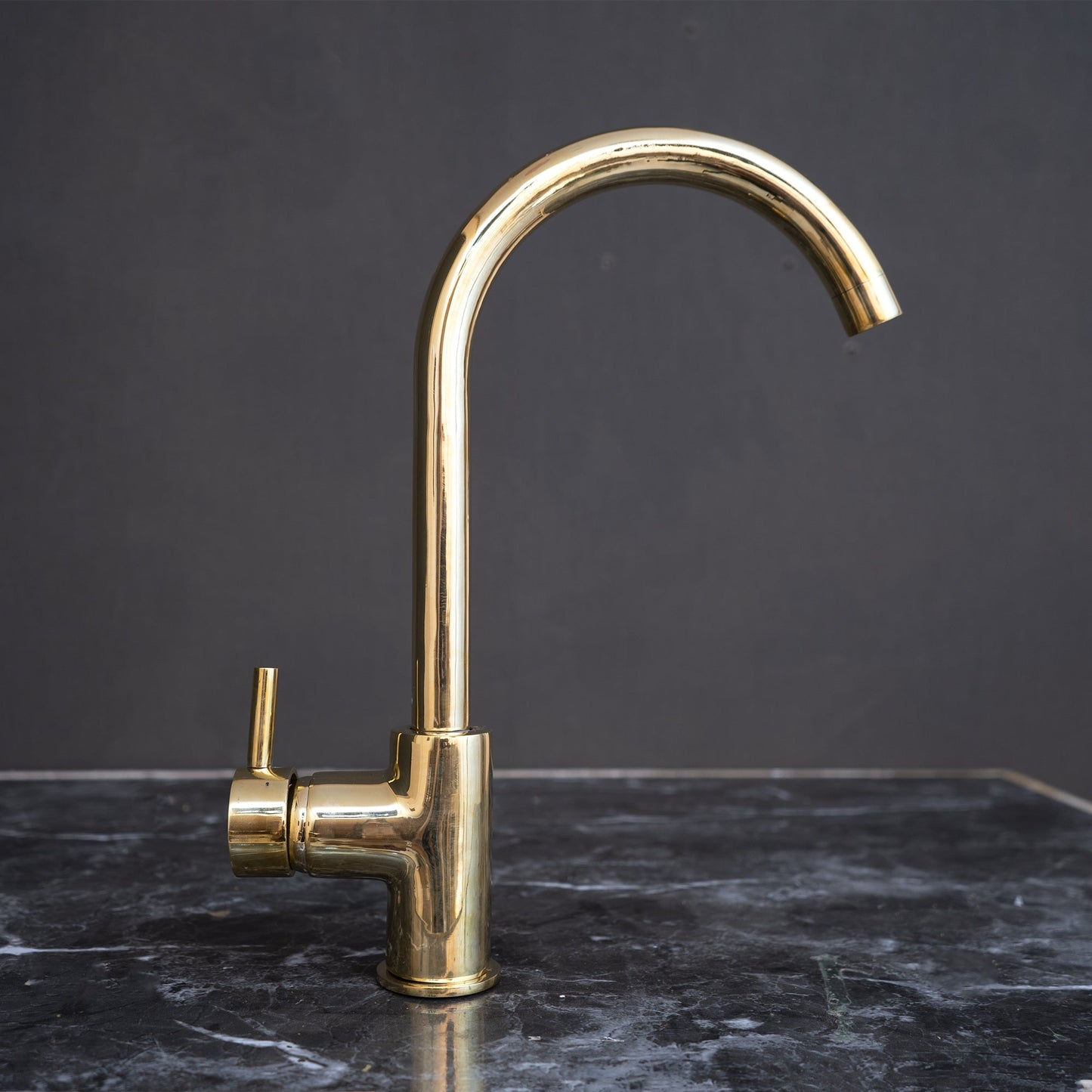 Unlacquered Brass Faucet 360 Degree