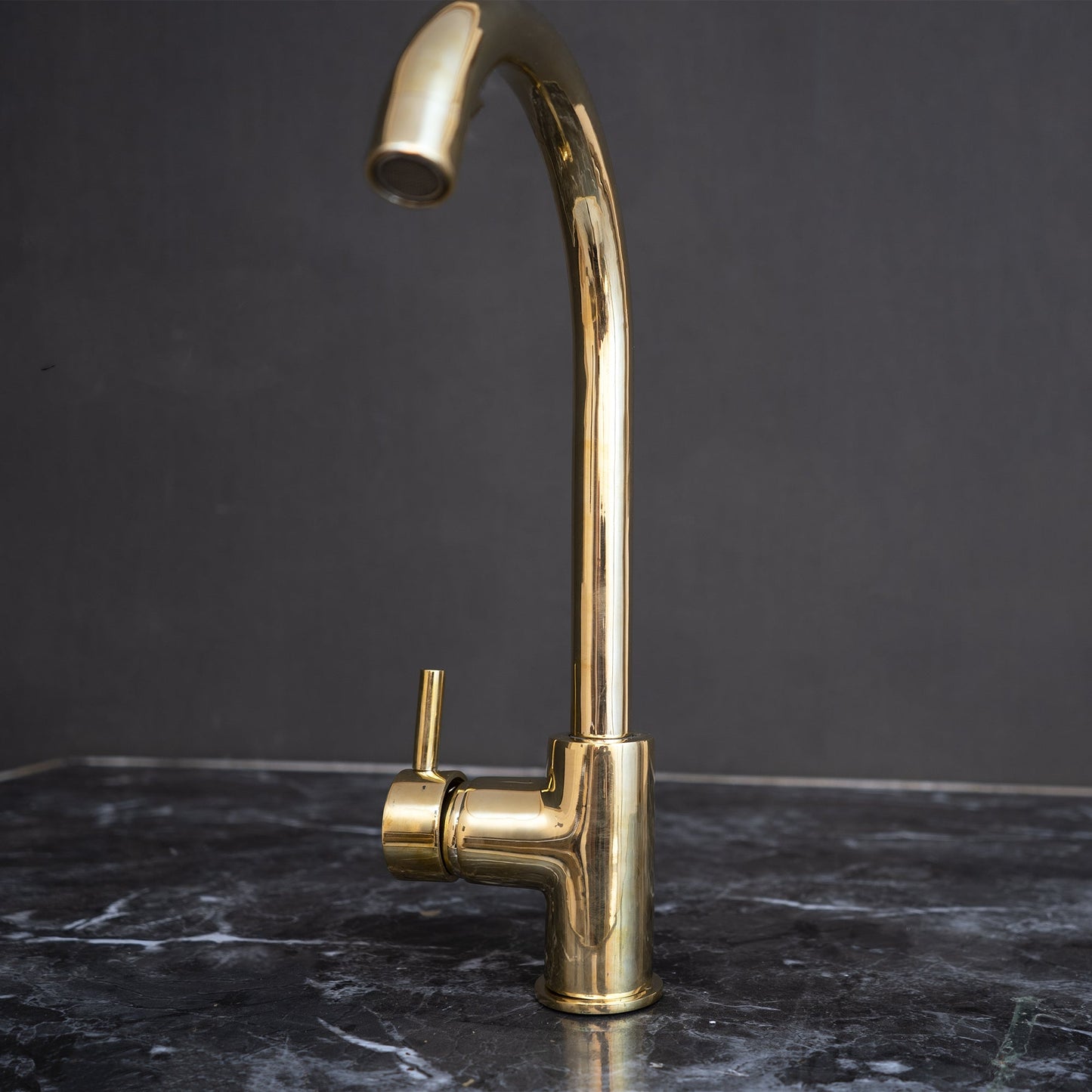 Unlacquered Brass Faucet 360 Degree