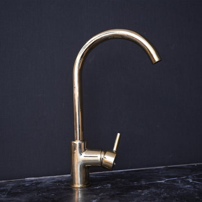 Unlacquered Brass Faucet 360 Degree